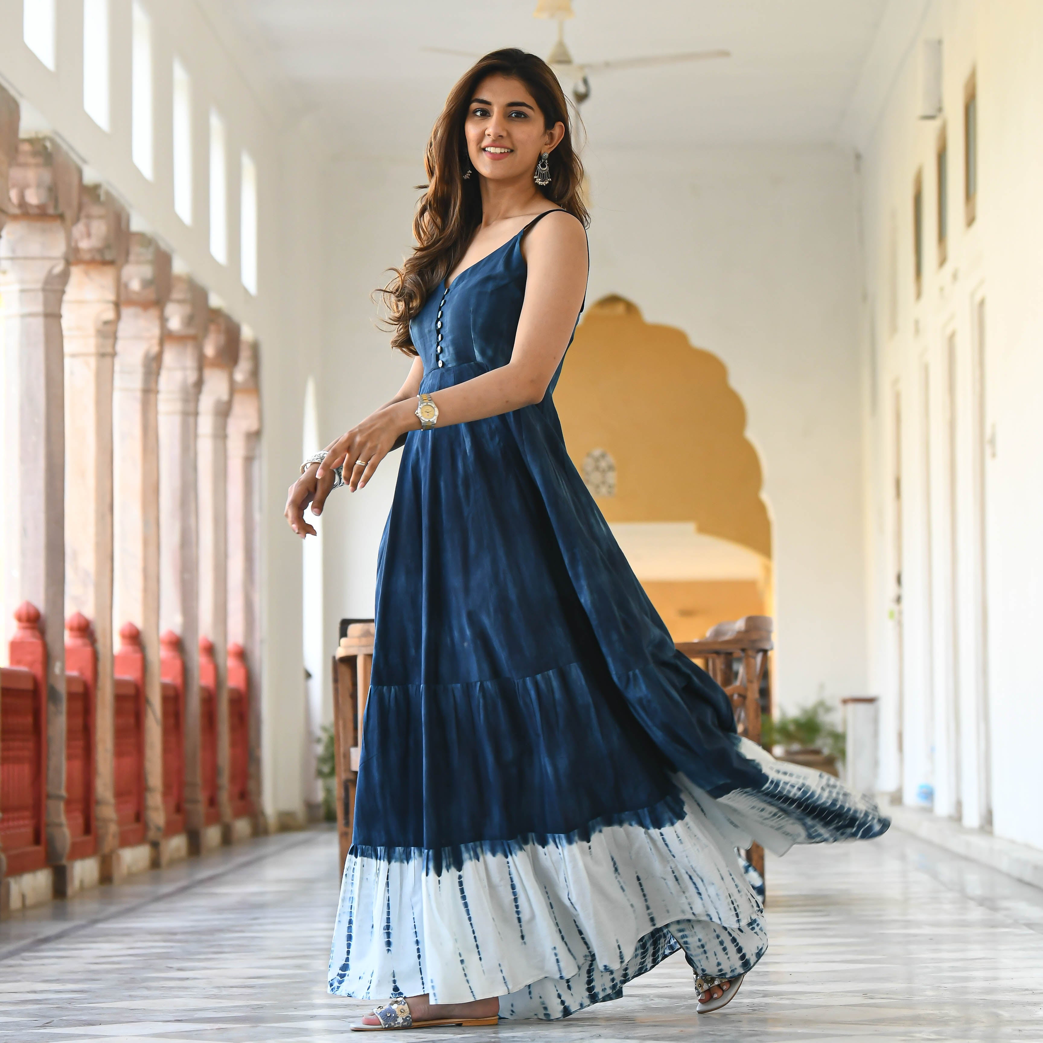 Upcoming trends in the designer dress segment navy blue gown, designer gown,  indian gown, party wear gown | Indian gowns, Gown party wear, Party wear  dresses